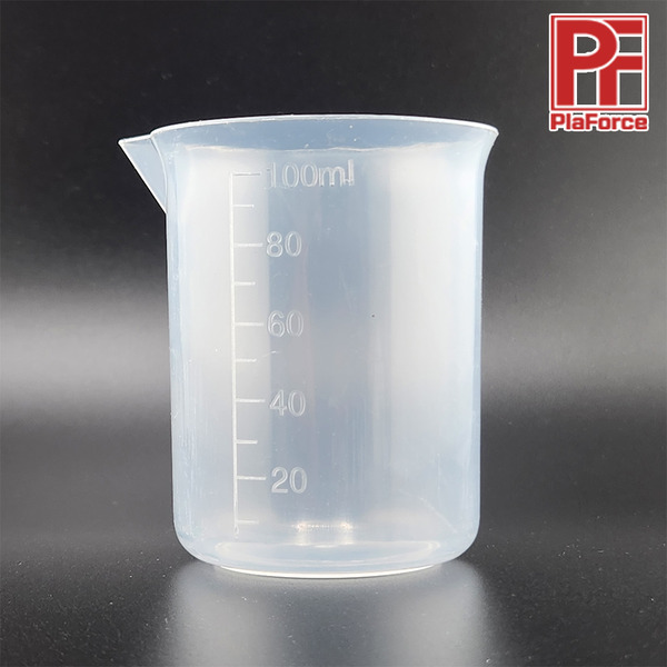 PF 도색용 계량컵 100ml - 비커 조색컵 희석 조색 세척 공병 프라모델 모형